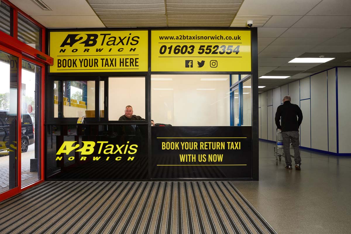 Pre book your Norwich Airport taxi